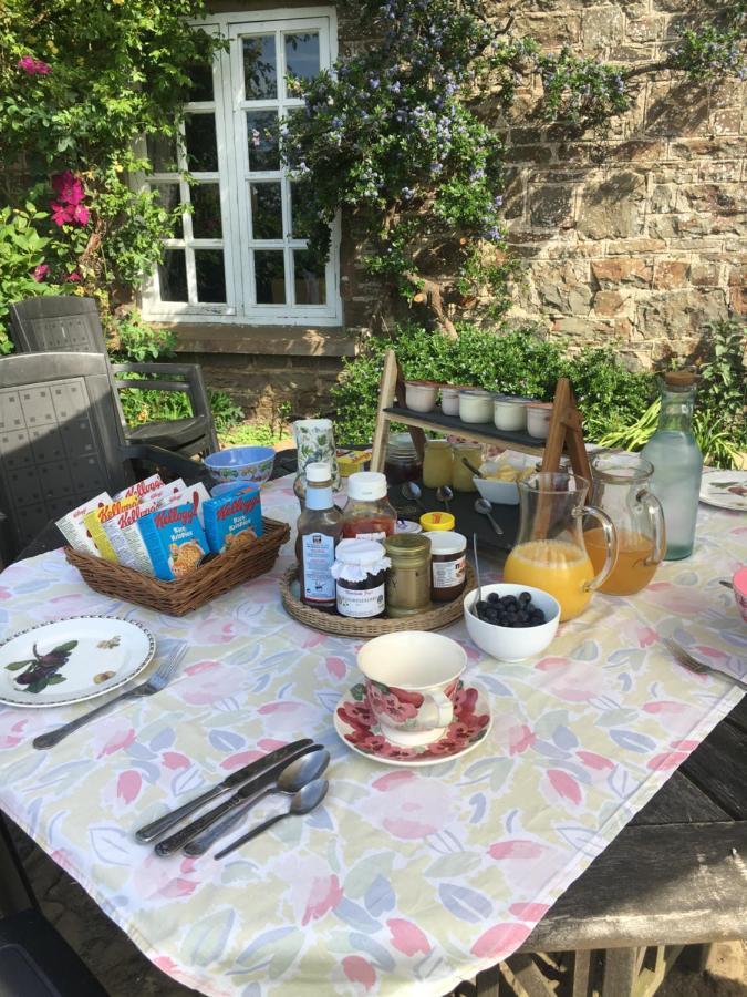 Higher Biddacott Farm Chittlehampton Buitenkant foto