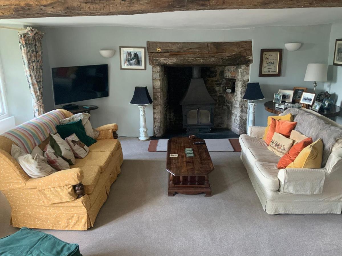 Higher Biddacott Farm Chittlehampton Buitenkant foto